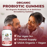 MaryRuth's Probiotic USDA Gummies Digestive | Immune Support and Gut Health Supplement Vegan Non-GMO Gluten Free 60 Count