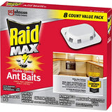 Raid Max Double Control Ant Baits, Household Use Defense System to Control Bugs, Dual Bait Technology (0.28 Ounce (Pack of 1))