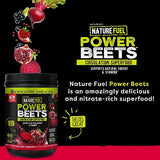 Nature Fuel Power Beets Powder, Delicious Acai Berry Pomegranate, Concentrated Superfood Supplement, Supports Circulation, Natural Energy & Stamina, Non-GMO, 60 Servings