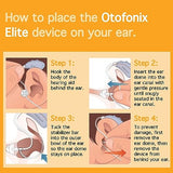 Otofonix Elite OTC Hearing Aid with Background Noise Reduction, Battery Powered, Behind-the-Ear Nearly-Invisible, for Seniors & Adults with Mild to Moderate Hearing Loss, Right Ear, Beige