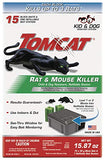 Tomcat Rat & Mouse Killer Child & Dog Resistant, Refillable Station, 1 Station, 15 Bait Blocks (4-Pack)