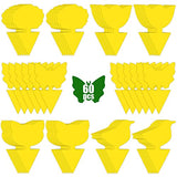 Stingmon 60 Pack Sticky Traps Indoor Plants Fruit Fly Traps, Yellow Sticky Trap Killer for Insects, Fungus Gnat Traps Sticky for House Plants Bugs