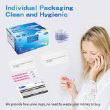 Pregnancy Tests with Cup, 50 Bulk Pregnancy Test Strips for Home Detection, Over 99% Accuracy, Individually Wrapped Fertility Tests, Extra-Wide 5mm HCG Test Kit Comfortable Grip, Pruebas De Embarazo