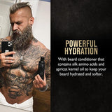 The Beard Struggle - Radiance Beard Wash & Conditioner Bundle - Silver Collection - Pack of 2, Viking Storm - Nourish, Cleanse, Softens, & Strengthens Beard - Beard Wash and Conditioner for Men