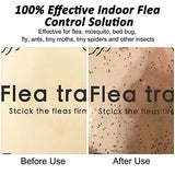 Flea Trap,2 Pack Flea Traps for Inside Your Home,Indoor Flea Light,Bed Bug Killer with Sticky Pads & Light Bulb Replacement,Odorless Natural Flea Insect Infestation Treatment Trap for Kid Pet