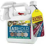 Vuba EASIHOLD - 101oz Mulch Glue for Landscaping and Stabilizing Mulch, Rocks and Pea Gravel with Easy Applicator. Lasts up to 3 Years, Non Toxic, Ready to Use.