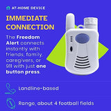 LogicMark Freedom Alert, Personal Emergency Device, 2-Way Call with Family and Police for Home Safety, Device for Seniors and The Elderly