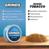 Grinds Coffee Pouches | 6 Cans of Spearmint | 18 Pouches Per Can | 1 Pouch eq. 1/4 Cup of Coffee (Spearmint)