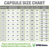 XPRS Nutra Size 00 Empty Capsules - 1000 Count Empty Vegan Capsules - Vegetarian Empty Pill Capsules- DIY Vegetable Capsule Filling- Veggie Pill Capsules Empty Caps (White)