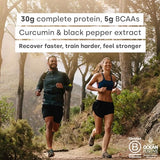 Form Performance Protein - Vegan Protein Powder - 30g of Plant Based Protein per Serving, with BCAAs. Perfect Post Workout. Tastes Great with Just Water! (Chocolate Peanut)