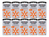 RAYOVAC WNS-emg-World Big Box Pack Extra Type 13 Hörgerätebatterien Zinc Air P13 PR48 ZL2, 60 Stück