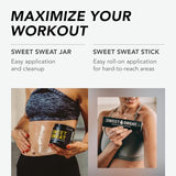 Sweet Sweat Workout Enhancer Roll-On Gel Stick - Sweat Harder and Faster, Helps Promote Water Weight Loss, Use with Sweet Sweat Waist Trimmer