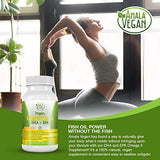 POTENT VEGAN OMEGA 3 Supplement: Better Than Fish Oil! Plant Based Water Extracted Algae Oil- DHA EPA DPA Fatty Acids- Non GMO- Improve Immune System, Joint, Heart, Skin & Brain Health- 2 Month Supply