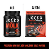 Jocko Mölk Whey Protein Powder (Chocolate Peanut Butter) - Keto, Probiotics, Grass Fed, Digestive Enzymes, Amino Acids, Monk Fruit Blend - Supports Muscle Recovery & Growth - 31 Servings (New 2lb Bag)