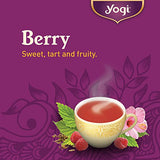 Yogi Tea Berry DeTox Tea - 16 Tea Bags per Pack (4 Packs) - Organic Detox Tea - Supports Healthy Cleansing - Includes Ginger Root, Fennel Seed, Burdock, Dandelion, Hibiscus & Blueberries
