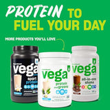 Vega Original Protein Powder, Creamy Chocolate Plant Based Protein Drink Mix for Water, Milk and Smoothies, 32.5 oz