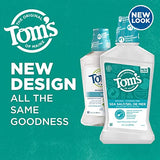 Tom's of Maine Sea Salt Natural Alcohol-Free Mouthwash, Refreshing Mint, 16 oz. 6-Pack (Packaging May Vary)