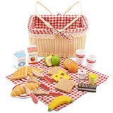 New Classic Toys Picnic Set - Pretend Play Toy for Kids Cooking Simulation Educational Toys and Color Perception Toy for Preschool Age Toddlers Boys Girls