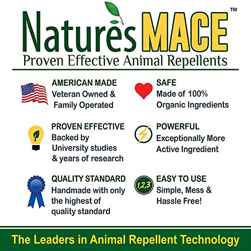 Nature's MACE Mole & Vole Repellent 22lb Granular/Covers 17,600 Sq. Ft. / Keep Moles & Voles Out of Your Lawn and Garden/Guaranteed to Repel Moles/Safe to use Around Home, Children, & Plants