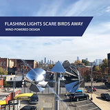 Bird-X Bird Deflector, Launches Multi-Sensory Attacks to Scare Birds Away, Ideal for Commercial and Residential Spaces, Easy to Install, 10" x 7" x 10"