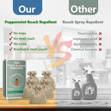 SEEKBIT Roach Repellent Large, Natural Cockroach Repellent Pouches, Repels Ant, Spider, Roach Insect Rodent Repellent, Keep Roach Away from Closet