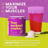 EBOOST POW Natural Pre Workout Powder - 20 Servings - Berry Melon Fizz - Pre Workout Supplement for Performance, Joint Mobility Support, Energy, Focus - Men & Women - Non-GMO, Gluten-Free, No Creatine