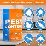 ANEWNICE Pest Control Pouches | Ultra-Pure Peppermint Oil Mouse Repellent 12 Packs | Repels Mice, Racoons, Ants, Moths and More | for House, Car, RV | Indoor and Outdoor Use