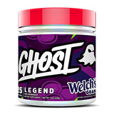 GHOST Legend V2 Pre-Workout Energy Powder, Welch's Grape - 25 Servings - Caffeine, L-Citrulline, & Beta Alanine Blend for Energy Focus & Pumps - Free of Soy, Sugar & Gluten, Vegan