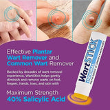 WartStick Maximum Strength Salicylic Acid Solid-Stick Common and Plantar Wart Remover 2 Pack, 0.4 Oz