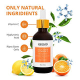 Scentuals Vitamin C Serum for Face, Brightening Serum, Reduce Look of Fine Lines & Wrinkles, Water-Based 2 fl.oz|60 ml