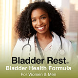 Bladder Rest - Premium Bladder Formula for Bladder Health & Discomfort - 120 Capsules - Made in The USA