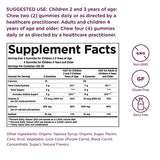 Solgar U-Cubes Children's Calcium with Vitamin D3, 120 Gummies - 3 Flavors, Pink Lemonade, Blueberry & Strawberry - Supports Bone & Teeth Health - Non GMO Gluten Free, Dairy Free - 60 Servings