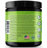 NATURELO Raw Greens Superfood Powder - Unsweetened - Boost Energy, Detox, Enhance Health - Organic Spirulina - Wheat Grass - Whole Food Nutrition from Fruits and Vegetables - 30 Servings