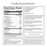 Truvani Organic Vegan Protein Powder Vanilla - 20g of Plant Based Protein, Organic Protein Powder, Pea Protein for Women and Men, Vegan, Non GMO, Gluten Free, Dairy Free (Travel Kit)