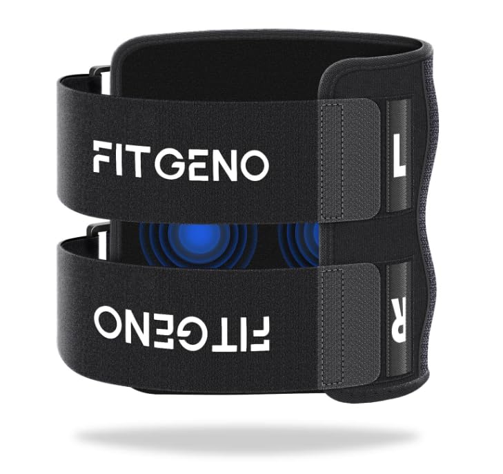 Fit Geno Sciatica Pain Relief Brace Devices: 2023 Upgraded Re-Active Plus Sciatica Pain Relief Brace w/Dual Pressure Pads for Maximum Lower Back Pain Relief