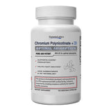 Pure Chromium Polynicotinate Supplement - Made in USA - 200mcg + Vitamin B3 for Optimal Absorption, Veggie Cap, 14 Week Supply