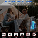 AURCAN Bug Zapper Outdoor Indoor, Mosquito Zapper Fly Zapper,Mosquito Trap Electric Insect Killer,Insect Fly Trap Mosquito Trap for Home Backyard Patio Camping (18W, 4200V)