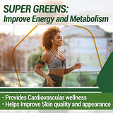 COUNTRY FARMS Super Greens Vegicaps, 32 Super Foods, Whole Food Supplement, Greens, Fruit, Vegetables, Mushrooms & Probiotics, Rich in Antioxidants & Phytonutrients, 60 Count, 30 Servings