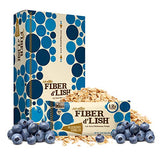 NuGo Fiber d'Lish Blueberry Cobbler, 12g High Fiber, Vegan, 150 Calories, 1.6 Ounce (Pack of 16)