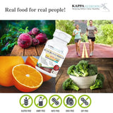 KAPPA NUTRITION (90 Capsules), Iron 26mg, Vitamin C & Orange 150mg, Folate 667mcg DFE, Vitamin B12, Beetroot, Brewers Yeast, Broccoli & MCT Oil 9 in 1 Advanced Complex from