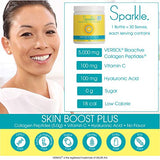 Hydrolyzed Collagen Powder - Sparkle Skin Boost Plus (No Flavor) [30-Serves] Verisol Peptides Protein Powder & Vitamin C, Non-GMO Collagen Supplement Drink, Keto Protein Powder Nutrition