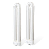Klahaite 2 Pcs Replacement Bulb for Electric Outdoor Bug Zapper and Mosquito Zapper 15W Single U-Shaped Twin Tube Bulb