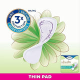 TENA Incontinence Pads, Bladder Control & Postpartum for Women, Moderate Absorbency, Long & Thin, Intimates - 128 Count