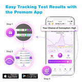 Easy@Home Ovulation Test Strips (50-Pack), FSA Eligible Ovulation Predictor Kit, Powered by Premom Ovulation Calculator iOS and Android APP, 50 LH Tests