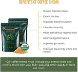 Cor-Vital Coffee Enema Kit For Colon Cleansing With 1 LB Enema Coffee - Gerson Approved Home Enema Kit - Enema Bucket Kit - Therapy Roast Coffee Detox Cleanse - Enema Coffee Organic