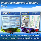 Ammonia Aquarium Test Strips - for Fresh/Salt Water Aquariums, Lab Grade, for Professional Or Home Use - Fast & Accurate Results! (25 Count)