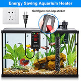 SZELAM Aquarium Heaters 300W Submersible Fish Tank Heater 55 Gallon, Anti-Dry Burning and Anti-Overheating, Explosion-Proof Fast Heating Fish Heater for Freshwater and Saltwater Aquarium Tank Heater