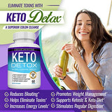 Toplux Keto Detox Pills Advanced Cleansing Extract – 1532 Mg Natural Acai Colon Cleanser Formula Using Ketosis & Ketogenic Diet, Flush Toxins & Excess Waste, for Men Women, 60 Capsules, Supplement