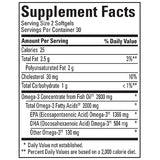 Nature Made Extra Strength Omega 3 Fish Oil 2800 mg per serving, Fish Oil Supplements as Ethyl Esters, Omega 3 Supplement for Healthy Heart, Brain, Eyes, and Mood Support, 60 Softgels, 30 Day Supply