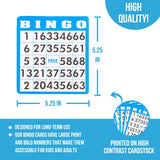 Regal Bingo - Deluxe Bingo Set - Includes 6 Inch Bingo Cage, Master Board, 18 Mixed Cards, 75 Calling Balls, Colorful Chips - Ideal for Large Groups, Parties